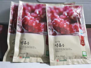 [하이헬스] 정말 진하고 맛있는 유기농 석류즙 30포 — 5점을 준 리뷰어가 2019년 11월 올린 사용 사진