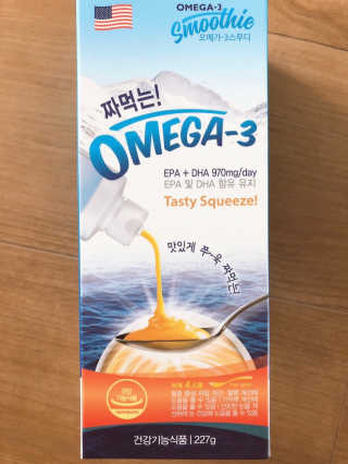 오메가-3스무디 [오메가스무디] 짜먹는 오메가3 DHA 임산부 어린이 — 4.5점을 준 리뷰어가 2019년 3월 올린 사용 사진