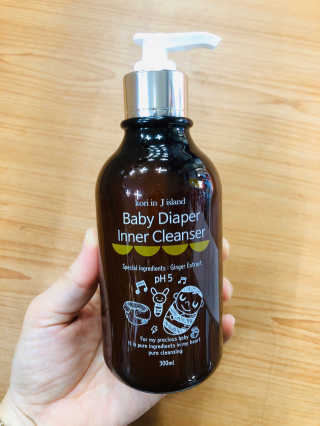 코리인제이아일랜드 베이비 다이퍼 이너 클렌저 — 5점을 준 리뷰어가 2019년 12월 올린 사용 사진