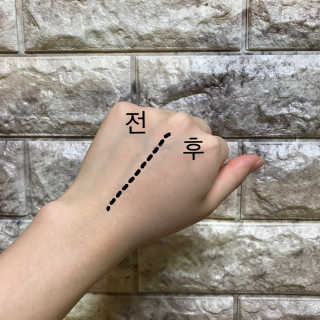 밀키드레스 바비메이크 베일 쿠션 — 5점을 준 리뷰어가 2018년 6월 올린 사용 사진