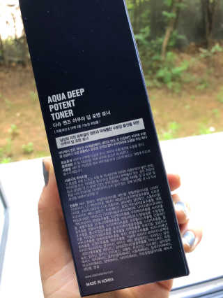 다슈코리아 다슈 맨즈 아쿠아 딥 포텐 토너 153ml — 5점을 준 리뷰어가 2019년 6월 올린 사용 사진