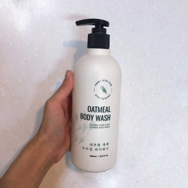 내추럴 촉촉  오트밀 바디워시 500ml 리뷰 사진