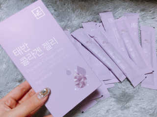 네츄럴굿띵스 태반 콜라겐 젤리 15포 — 5점을 준 리뷰어가 2019년 6월 올린 사용 사진