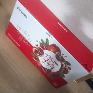 프롬바이오 오직 석류만 [그대로100 석류즙] 하루 1포로 건강하게 — 5점을 준 리뷰어가 2020년 3월 올린 사용 사진