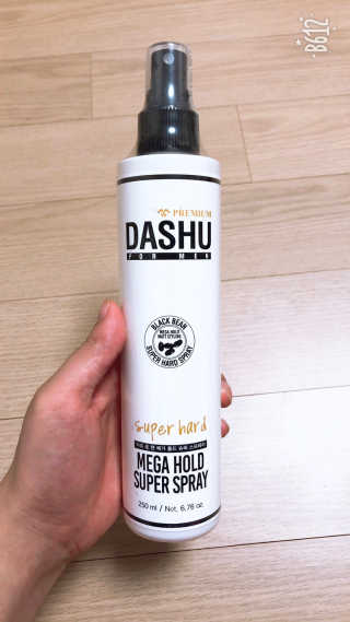 다슈코리아 다슈 포 맨 프리미엄 메가 홀드 슈퍼 스프레이 250ml — 5점을 준 리뷰어가 2019년 2월 올린 사용 사진