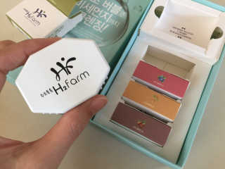 수소톡톡 H₂farm 수소 클렌징솝 미니 4종세트 — 4.5점을 준 리뷰어가 2019년 1월 올린 사용 사진