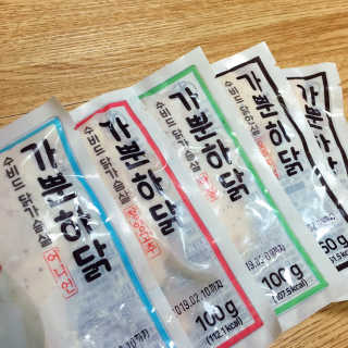농업회사법인미래원 가뿐하닭 수비드 5종 SET — 5점을 준 리뷰어가 2018년 6월 올린 사용 사진