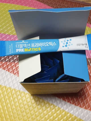 메이준뉴트리 이승남 원장의 더블액션 프리바이오틱스 — 5점을 준 리뷰어가 2020년 3월 올린 사용 사진