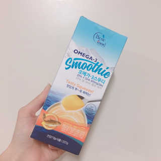오메가-3스무디 [오메가스무디] 짜먹는 오메가3 DHA 임산부 어린이 — 3점을 준 리뷰어가 2019년 3월 올린 사용 사진
