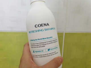 코에나샴푸 500ml — 4점을 준 리뷰어가 2019년 7월 올린 사용 사진