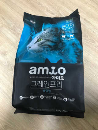 풀무원 아미오 그레인프리 3종 — 4.83점을 준 리뷰어가 2018년 3월 올린 사용 사진