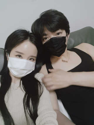 [닥터퓨리] 소프트터치 건강 + UV 블랙스타일 마스크 — 4.5점을 준 리뷰어가 2019년 4월 올린 사용 사진