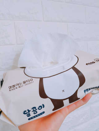 달곰이 물티슈 — 4.5점을 준 리뷰어가 2017년 4월 올린 사용 사진