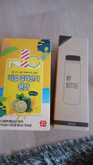 장수농가 리얼깔라만시 원샷 50ml 10팩+보틀 — 5점을 준 리뷰어가 2019년 5월 올린 사용 사진