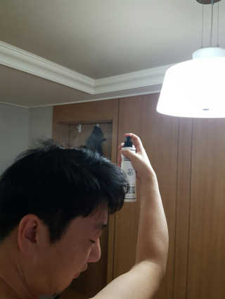 다슈코리아 다슈 포 맨 프리미엄 메가 홀드 슈퍼 스프레이 250ml — 5점을 준 리뷰어가 2019년 3월 올린 사용 사진