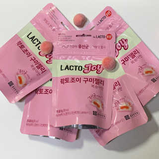락토조이 구미젤리 복숭아맛 — 5점을 준 리뷰어가 2019년 10월 올린 사용 사진