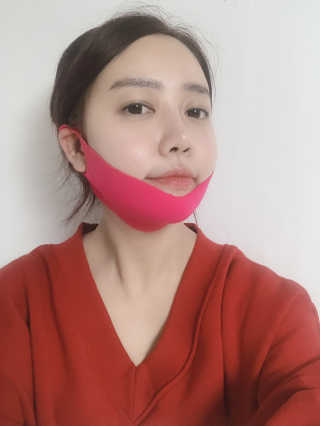 스케덤 펩타이드 리프팅밴드 — 3점을 준 리뷰어가 2019년 4월 올린 사용 사진