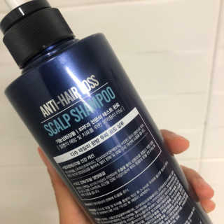 다슈코리아 다슈 단백질 한방 두피 골드 샴푸 500ml +샴푸브러쉬 — 5점을 준 리뷰어가 2019년 5월 올린 사용 사진