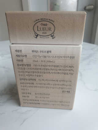 [하우투잇] 뤼에르 쿠르브 블랙 10ml x 30포 총 300ml — 5점을 준 리뷰어가 2020년 3월 올린 사용 사진