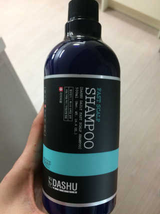 다슈코리아 다슈 데일리 패스트 한방 두피 샴푸 500ml — 3점을 준 리뷰어가 2017년 3월 올린 사용 사진