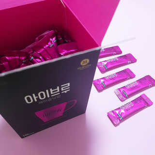 한국맥널티 아이브루 헤이즐넛향 100T — 5점을 준 리뷰어가 2019년 11월 올린 사용 사진