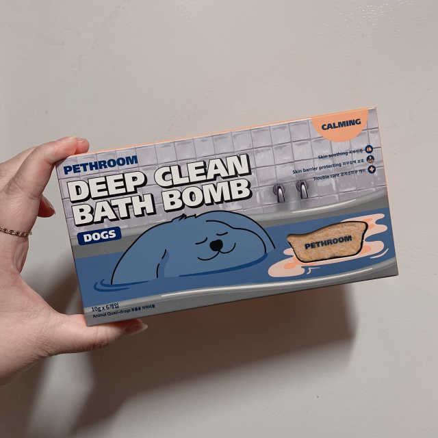 PETHROOM DEEP CLEAN BATHBOMB 페스룸 딥클린 배쓰밤 리뷰 사진