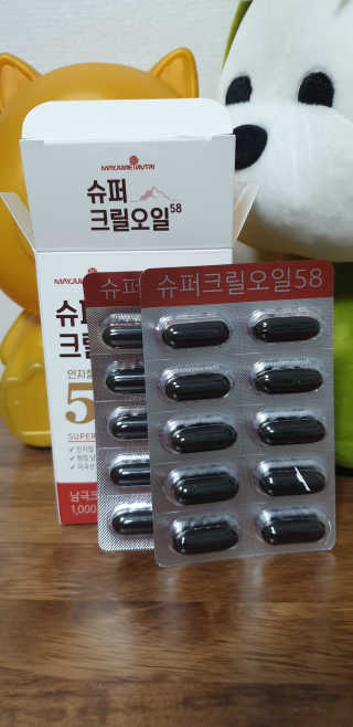 메이준뉴트리 슈퍼 크릴 오일58 1000mg x 30캡슐 — 5점을 준 리뷰어가 2020년 2월 올린 사용 사진