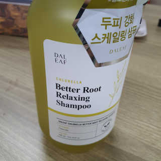 달리프 클로렐라 베러 루트 릴렉싱 샴푸 500ml — 5점을 준 리뷰어가 2019년 11월 올린 사용 사진