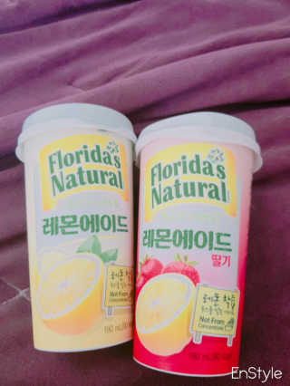 플로리다 내추럴 플로리다내추럴 레몬에이드  2종 — 5점을 준 리뷰어가 2018년 7월 올린 사용 사진