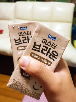 헤이미스터브라운 [매일유업] 헤이 미스터브라운 12개입 — 5점을 준 리뷰어가 2019년 8월 올린 사용 사진
