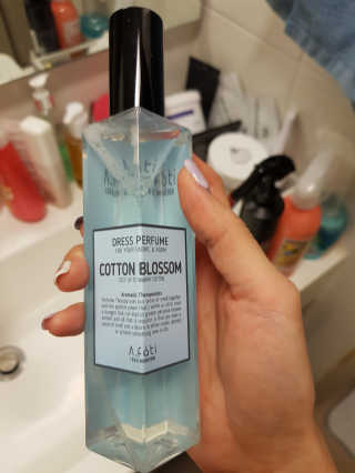 어파티 드레스퍼퓸 120ml 코튼블러썸 — 5점을 준 리뷰어가 2018년 8월 올린 사용 사진