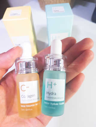 클리앳 x 클리앳 콜라겐+하이드라 컨센트레이트앰플 각 12ml — 4.33점을 준 리뷰어가 2018년 3월 올린 사용 사진