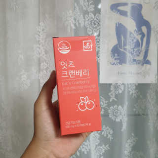 네츄럴굿띵스 잇츠 크랜베리 1병 30일분 — 4점을 준 리뷰어가 2019년 10월 올린 사용 사진