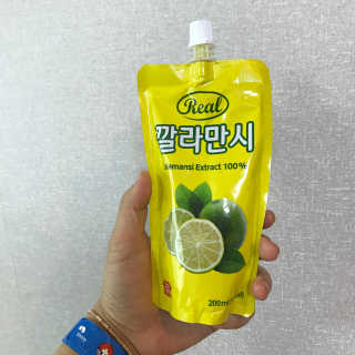 장수농가 리얼깔라만시 — 3.83점을 준 리뷰어가 2018년 4월 올린 사용 사진