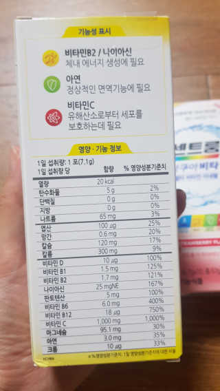 센트룸 아쿠아비타 레몬향, 딸기향 — 5점을 준 리뷰어가 2019년 7월 올린 사용 사진