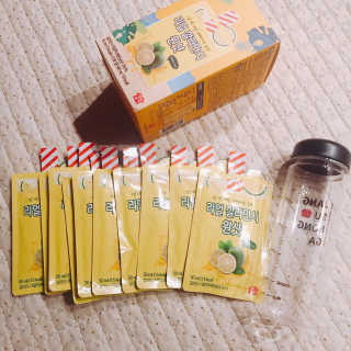 장수농가 리얼깔라만시 원샷 50ml 10팩+보틀 — 5점을 준 리뷰어가 2019년 5월 올린 사용 사진