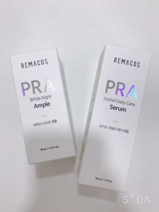 리메코스 PRA 비피다나이트앰플+PRA 오키드데일리케어세럼 — 5점을 준 리뷰어가 2019년 6월 올린 사용 사진