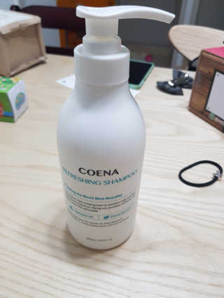 코에나샴푸 500ml — 5점을 준 리뷰어가 2019년 8월 올린 사용 사진