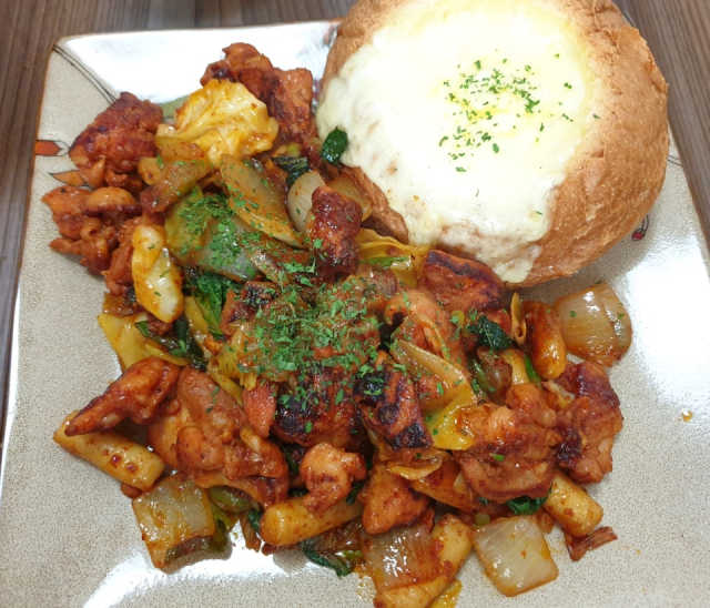 빠네 치즈 퐁듀 닭갈비 리뷰 사진