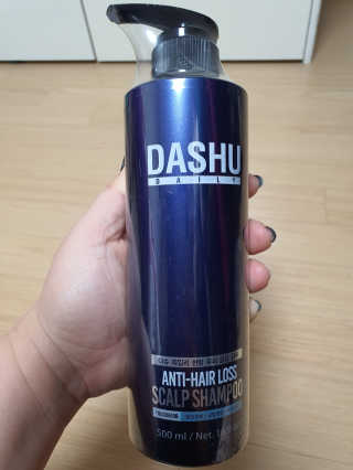다슈코리아 다슈 데일리 단백질 한방 두피 골드 샴푸 500ml — 4.5점을 준 리뷰어가 2020년 1월 올린 사용 사진