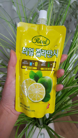 장수농가 리얼깔라만시 — 3.67점을 준 리뷰어가 2018년 6월 올린 사용 사진