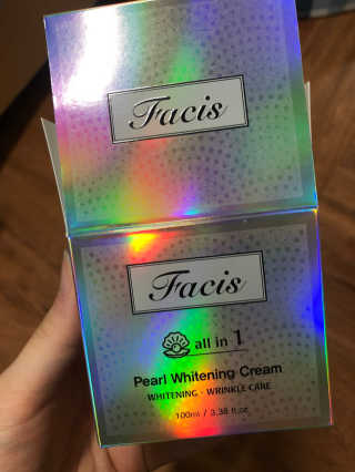 파시스 올인원 진주 화이트닝 크림 100ml — 4점을 준 리뷰어가 2019년 2월 올린 사용 사진
