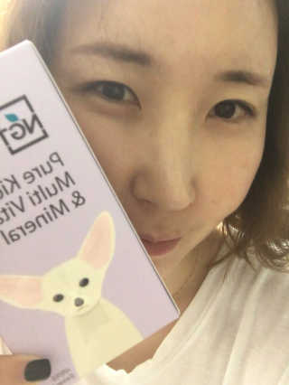 네츄럴굿띵스 퓨어 키즈 멀티비타민 앤 미네랄 30일분 — 5점을 준 리뷰어가 2017년 10월 올린 사용 사진