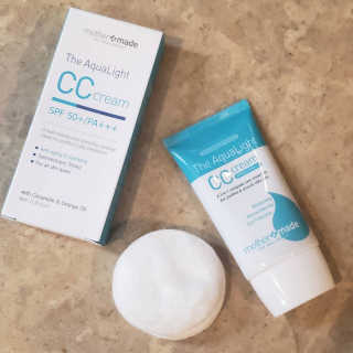 마더메이드 더 아쿠아라이트 CC크림 SPF50+ PA+++ — 4.5점을 준 리뷰어가 2019년 12월 올린 사용 사진