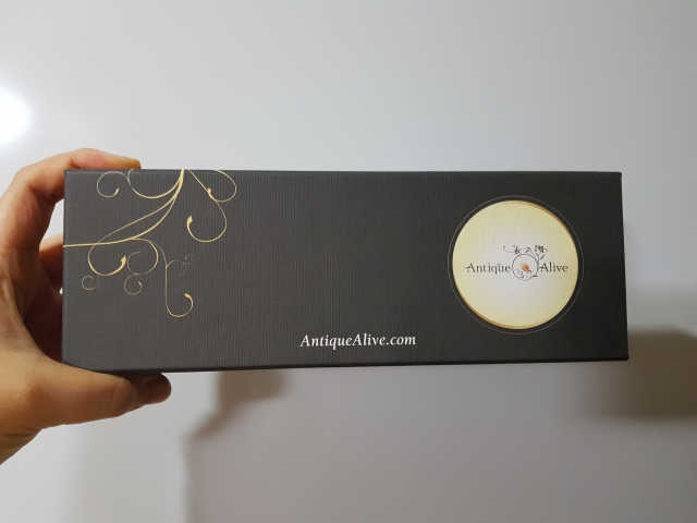 Antique Alive  두피마사지 원목 나전칠기 헤어브러쉬 리뷰 사진