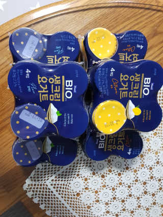 [매일 바이오] 생크림요거트 플레인 12개 + 유자 12개 — 5점을 준 리뷰어가 2019년 7월 올린 사용 사진