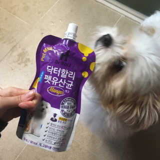 닥터할리펫밀크 8종 — 4점을 준 리뷰어가 2018년 9월 올린 사용 사진