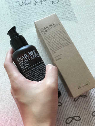 벤튼 스네일비 하이콘텐트 스킨 150ml — 1점을 준 리뷰어가 2017년 4월 올린 사용 사진