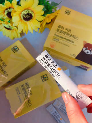 네츄럴굿띵스 퓨어 키즈 프로바이오틱스 60포 — 5점을 준 리뷰어가 2019년 5월 올린 사용 사진