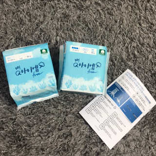 보타메디 마이아이엠 생리대 — 5점을 준 리뷰어가 2018년 12월 올린 사용 사진
